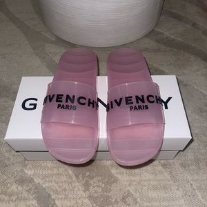 Givnechy Logo Clear Slide Sandal